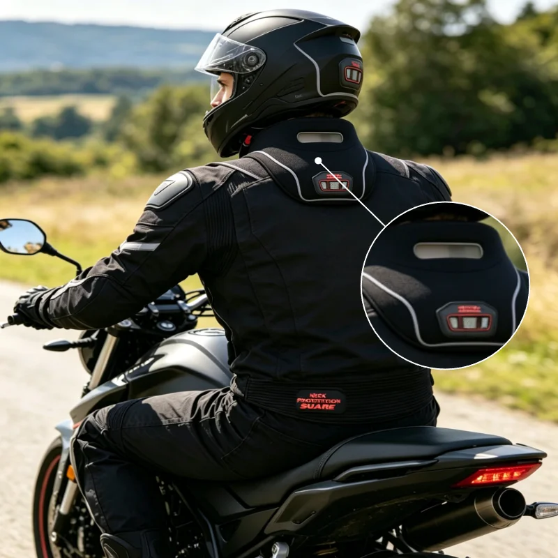 Anti-shock Neck Protection Motorcycle Neck Support Brace Anti-Fatigue Spine Neck Pad cycling equipment Safety Protective Gear
Anti-shock Neck Protection Motorcycle Neck Support Brace Anti-Fatigue Spine Neck Pad cycling equipment Safety Protective Gear