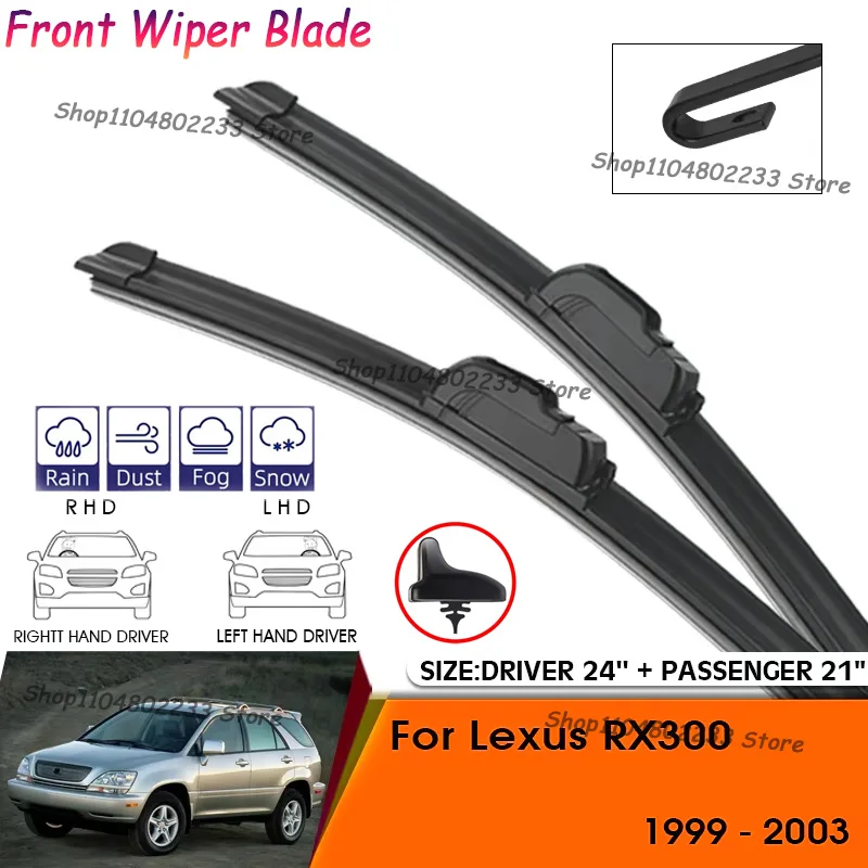 Front Car Windshield Wiper Cleaning For Lexus RX300 1999 2000 2001 2002 2003 Windshield Windscreen Front Window Blades 24"+21"
Front Car Windshield Wiper Cleaning For Lexus RX300 1999 2000 2001 2002 2003 Windshield Windscreen Front Window Blades 24"+21"