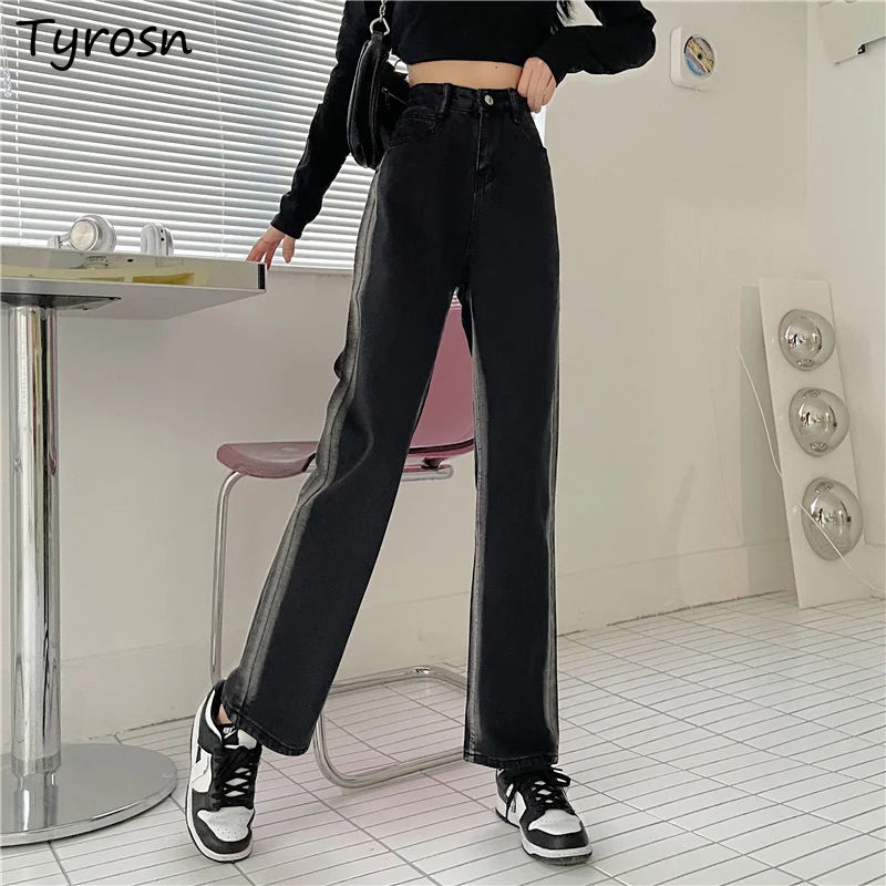Jeans Women Fashion High Quality Casual Fit Cozy Korean Style Streetwear Chic Simple All-match Pantalones De Mujer Cintura Alta
Jeans Women Fashion High Quality Casual Fit Cozy Korean Style Streetwear Chic Simple All-match Pantalones De Mujer Cintura Alta