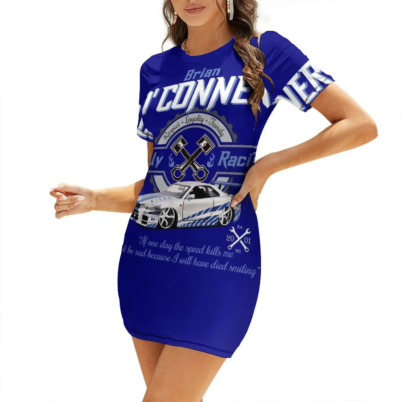 Brian O'Conner Family Racing Fast and Furious Tribute Short-Sleeved Dress Dresses gala women's clothing trend 2025 Dress
Brian O'Conner Family Racing Fast and Furious Tribute Short-Sleeved Dress Dresses gala women's clothing trend 2025 Dress