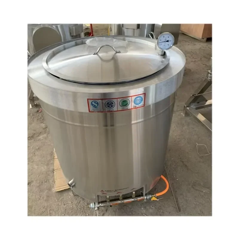 Crusher Industrial Big Cooking Pot for 200 300 500 700 Liters Volume for Broth
Crusher Industrial Big Cooking Pot for 200 300 500 700 Liters Volume for Broth