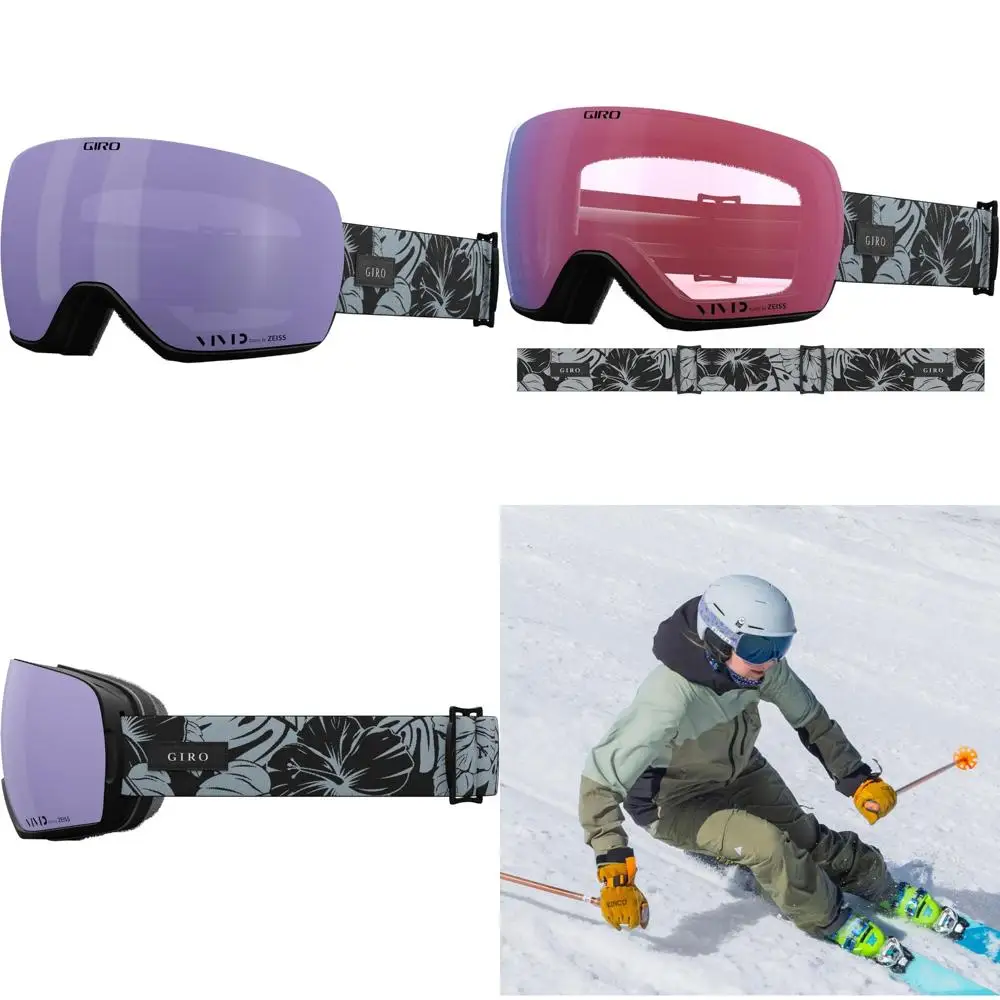 Quick Change Lens Ski & Snowboard Goggles - Unisex Design - 2 Vivid Lenses - Anti-Fog - Over Glasses Compatibility
Quick Change Lens Ski & Snowboard Goggles - Unisex Design - 2 Vivid Lenses - Anti-Fog - Over Glasses Compatibility