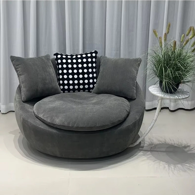 Modern minimalist eggshell design round swivel chair sofa recliner with tray coffee table
Modern minimalist eggshell design round swivel chair sofa recliner with tray coffee table