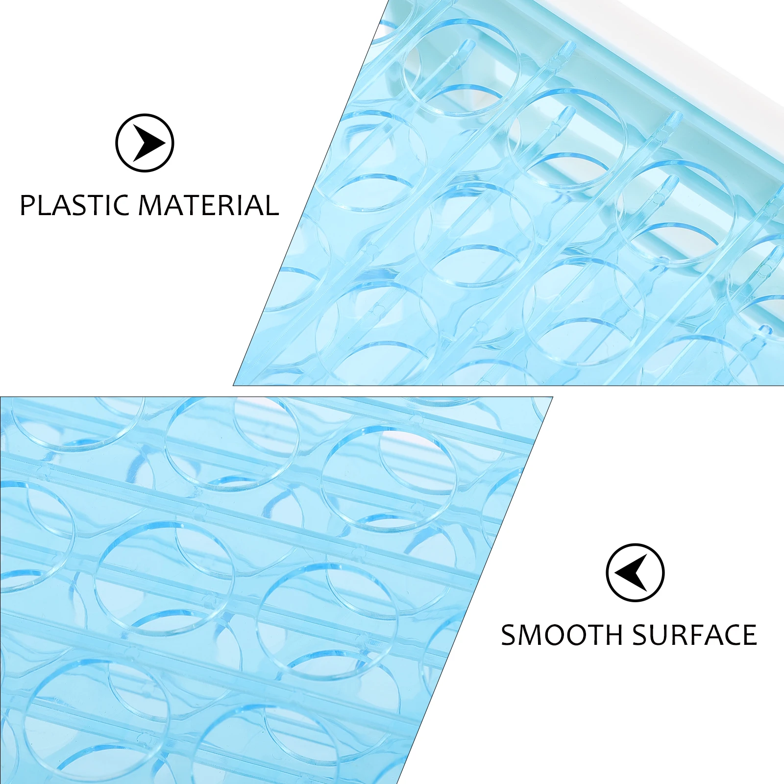 2pcs Test Tube Rack Premium Plastic Detachable Multipurpose Organizer Sturdy Holder For Laboratory Sampling Scientific Research 
2pcs Test Tube Rack Premium Plastic Detachable Multipurpose Organizer Sturdy Holder For Laboratory Sampling Scientific Research