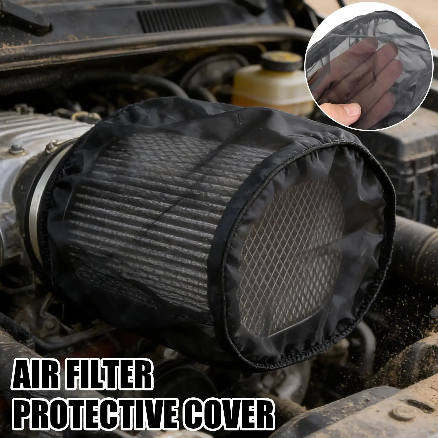 S/L Size Air Filter Protective Cover Waterproof Oilproof Dustproof for High Flow Universal Air Intake Filters Air Filter Cover
S/L Size Air Filter Protective Cover Waterproof Oilproof Dustproof for High Flow Universal Air Intake Filters Air Filter Cover