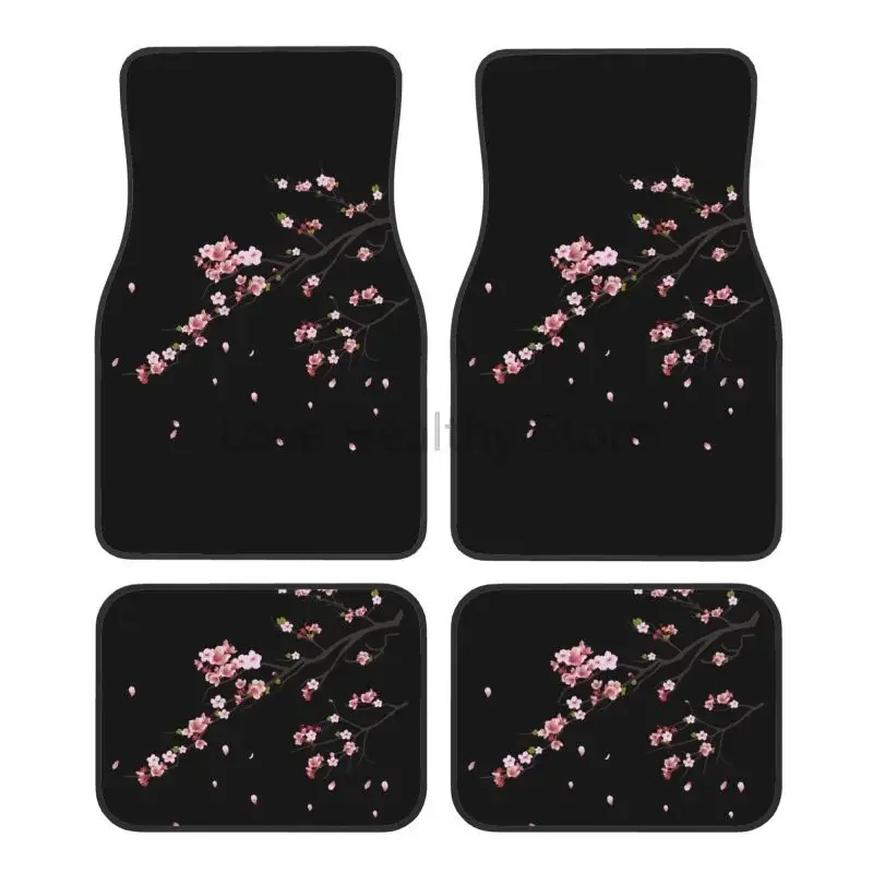 Японские коврики Sakura Cherry Blossoms из 4-х предметов, автомобильный передний и задний коврик для ног с резиновой подложкой, автомобильные аксессуары, универсальные
Японские коврики Sakura Cherry Blossoms из 4-х предметов, автомобильный передний и задний коврик для ног с резиновой подложкой, автомобильные аксессуары, универсальные