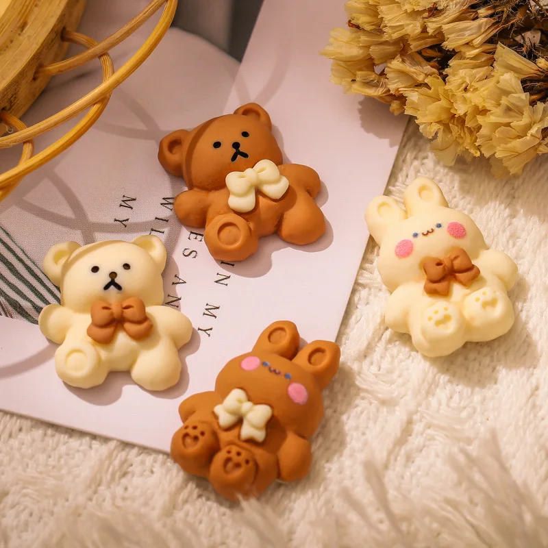 20pcs Nail Art Bear Shaped Nail Charms Teddy Bear Bow tie Milk Tea Color 3D Cute Animal Nail Art Decoration Supplies Parts DIY
20pcs Nail Art Bear Shaped Nail Charms Teddy Bear Bow tie Milk Tea Color 3D Cute Animal Nail Art Decoration Supplies Parts DIY