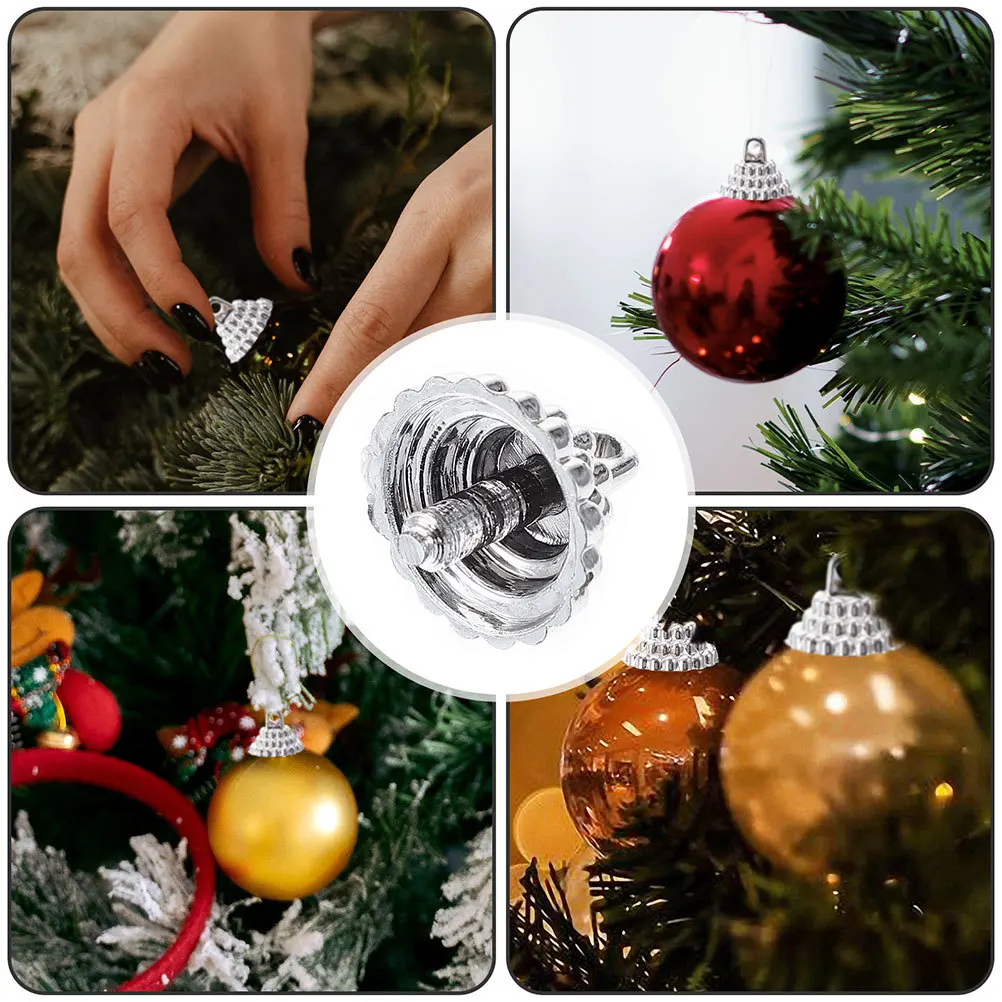 100Pcs DIY Christmas Ball Ornament Caps Round Plastic Tops Replacement for Xmas Ornament Craft Decorations DIY Ceramic Ornaments
100Pcs DIY Christmas Ball Ornament Caps Round Plastic Tops Replacement for Xmas Ornament Craft Decorations DIY Ceramic Ornaments