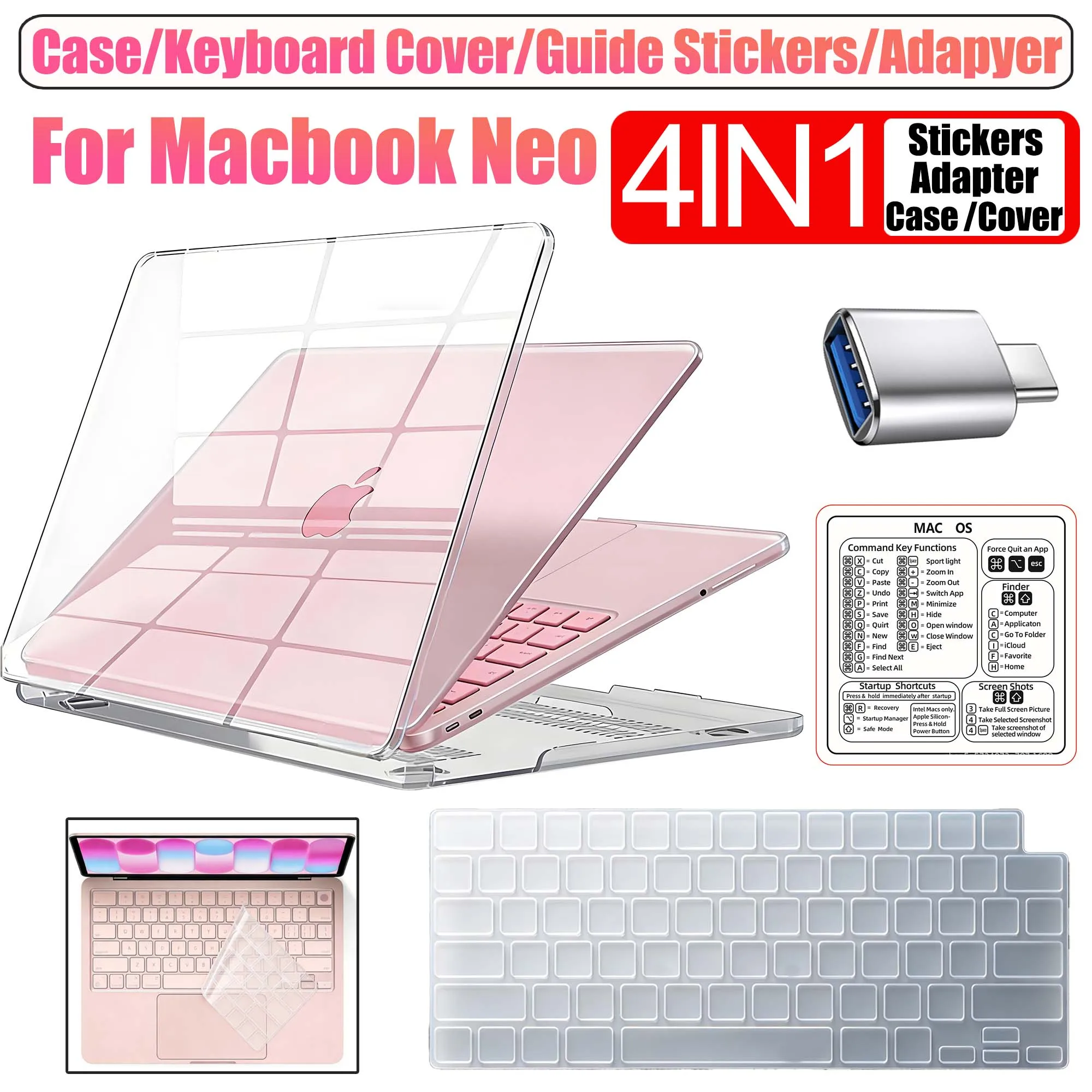 Crystal Clear Laptop Case Macbook Neo 2026 A3404 13 inch Clear Laptop Case For Macbook Neo 2026 Accessories
Crystal Clear Laptop Case Macbook Neo 2026 A3404 13 inch Clear Laptop Case For Macbook Neo 2026 Accessories