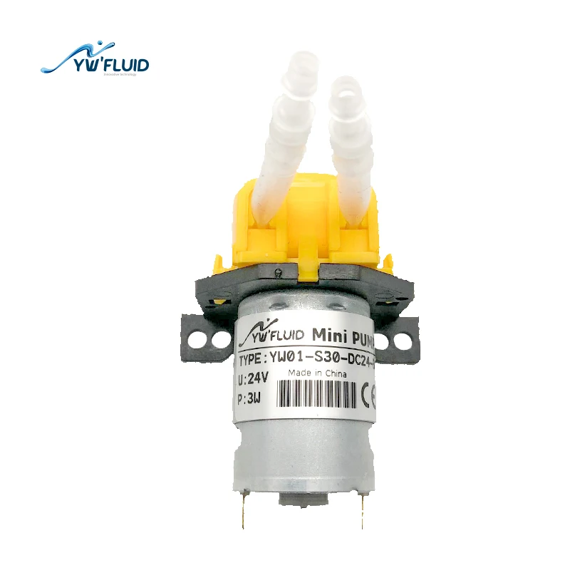 YW01 DC-B 12V 24V DC Motor 130ml/min Flow Rate Mini Micro Peristaltic Pump for Environment
YW01 DC-B 12V 24V DC Motor 130ml/min Flow Rate Mini Micro Peristaltic Pump for Environment
