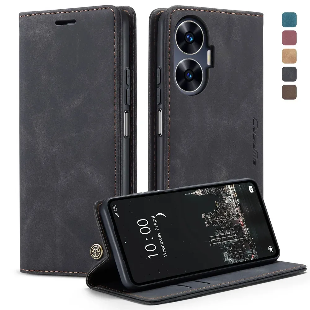 Leather Case for OPPO Realme C55 with eco-leather business card holder Leather Wallet Card Phone
Leather Case for OPPO Realme C55 with eco-leather business card holder Leather Wallet Card Phone