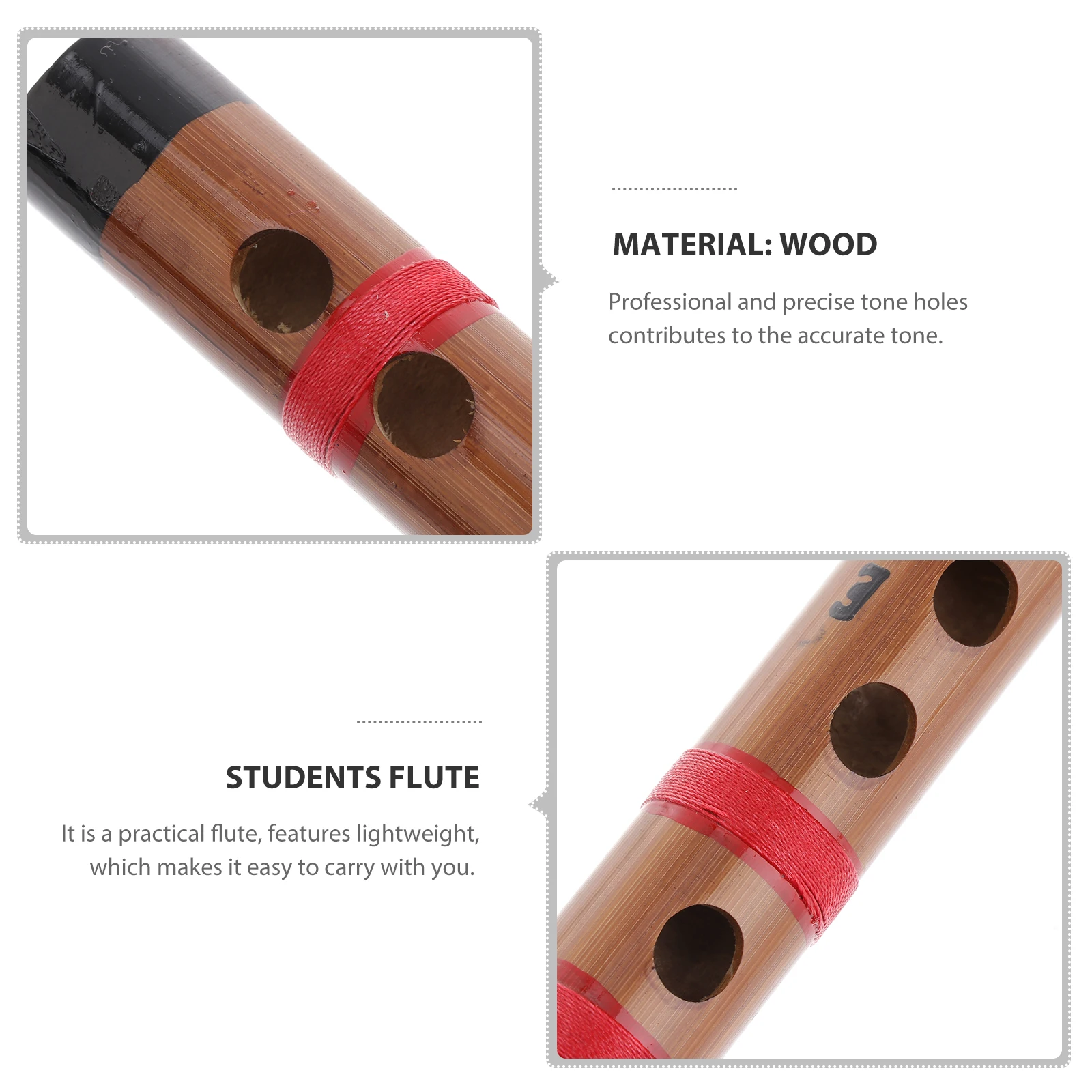 Student Flute Classical Instrument for School Band Wooden Dizi Model Beginner Bamboo
Student Flute Classical Instrument for School Band Wooden Dizi Model Beginner Bamboo