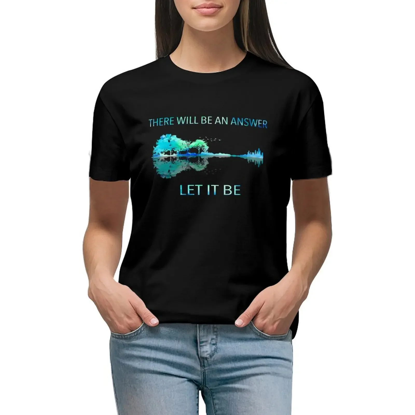 There Will Be An Answer Let It Be T-Shirt plus size tops Female clothing tees Short sleeve tee Woman T-shirts
There Will Be An Answer Let It Be T-Shirt plus size tops Female clothing tees Short sleeve tee Woman T-shirts