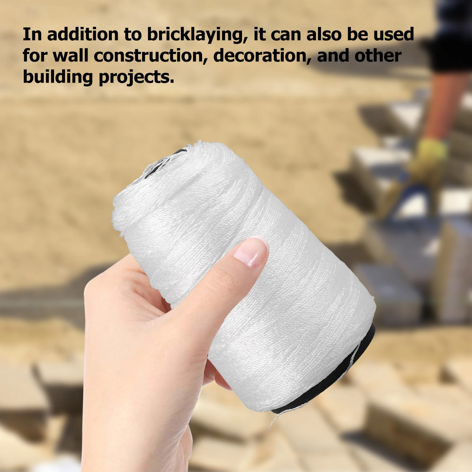 2 Rolls White Nylon Thread 50M Durable Twine for Construction Masonry Gardening Building Lines Brick String Tools
2 Rolls White Nylon Thread 50M Durable Twine for Construction Masonry Gardening Building Lines Brick String Tools
