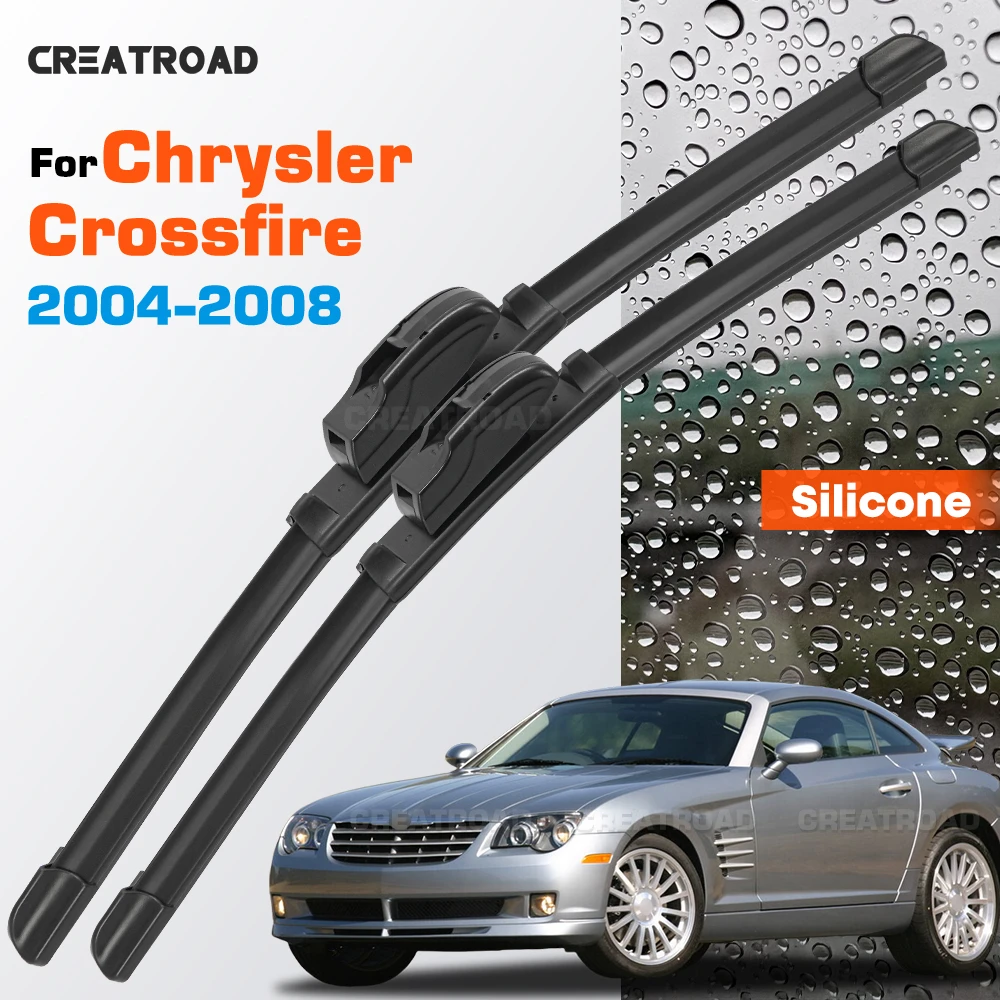 Silicone Wiper Blades Fit For Chrysler Crossfire 2004-2008 Coated Silent HD Wear-Resistant Car Windshield Wipers 22"+20"
Silicone Wiper Blades Fit For Chrysler Crossfire 2004-2008 Coated Silent HD Wear-Resistant Car Windshield Wipers 22"+20"