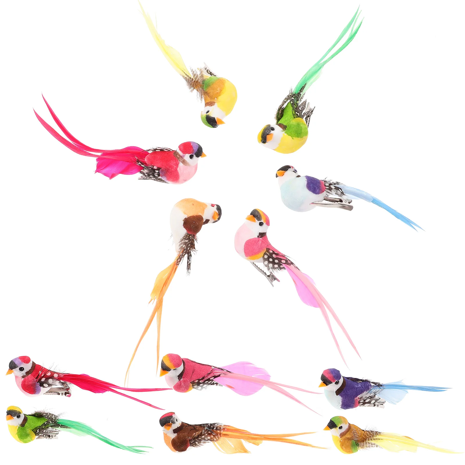 12 Pcs Simulation Foam Birds Realistic Decorative naments for Tree Gardening Artificial Small Bird Decorations Set
12 Pcs Simulation Foam Birds Realistic Decorative naments for Tree Gardening Artificial Small Bird Decorations Set