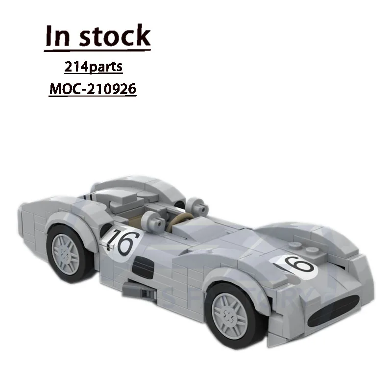 MOC-210926F1 Формула W196 гоночный спортивный автомобиль, строительный блок, модель 214 части, MOC, креативные строительные блоки для мальчиков и детей на день рождения, игрушка в подарок
MOC-210926F1 Формула W196 гоночный спортивный автомобиль, строительный блок, модель 214 части, MOC, креативные строительные блоки для мальчиков и детей на день рождения, игрушка в подарок
