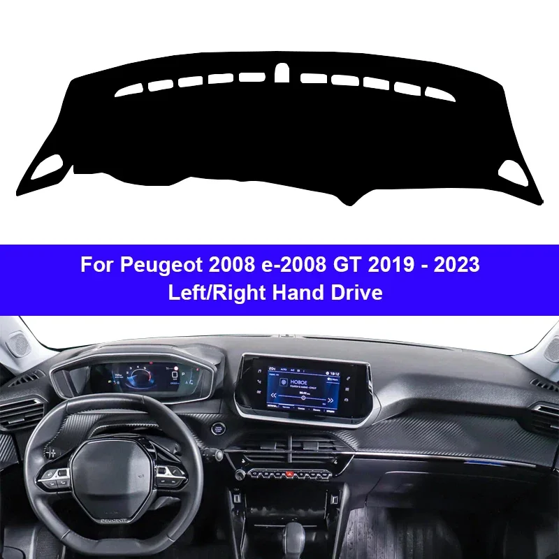 Для Peugeot 2008 E-2008 GT 2019 2020 2021 2022 защитная накладка на приборную панель автомобиля, силиконовый нескользящий коврик, автомобильный солнцезащитный козырек
Для Peugeot 2008 E-2008 GT 2019 2020 2021 2022 защитная накладка на приборную панель автомобиля, силиконовый нескользящий коврик, автомобильный солнцезащитный козырек