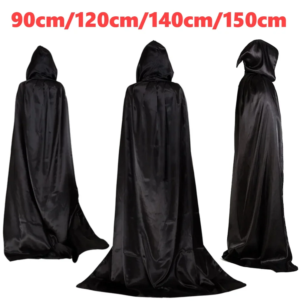 90-150cm Halloween Cloak Hooded Cape Halloween Christmas Cosplay Costume Devil Witch Vampire Cape Halloween Costumes Party Cloak
90-150cm Halloween Cloak Hooded Cape Halloween Christmas Cosplay Costume Devil Witch Vampire Cape Halloween Costumes Party Cloak