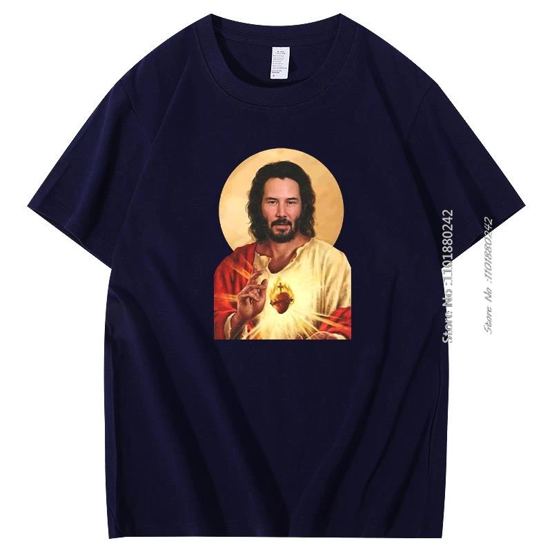 Funny Jesus Keanu Reeves Give You Heart Fashion Graphic T Shirts Cotton Big Size Short Sleeve T Shirt New Shirts And T-Shirts
Funny Jesus Keanu Reeves Give You Heart Fashion Graphic T Shirts Cotton Big Size Short Sleeve T Shirt New Shirts And T-Shirts