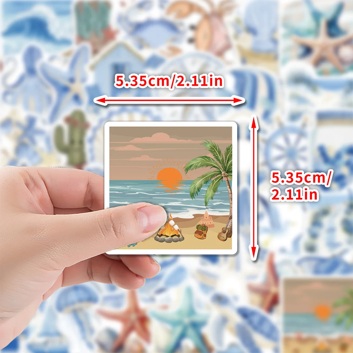 50PCS Aesthetic Blue Coast Stickers INS Style Decorative Mobile Phone Case Notebook Luggage Graffiti Skateboard Toy Gift Sticker
50PCS Aesthetic Blue Coast Stickers INS Style Decorative Mobile Phone Case Notebook Luggage Graffiti Skateboard Toy Gift Sticker