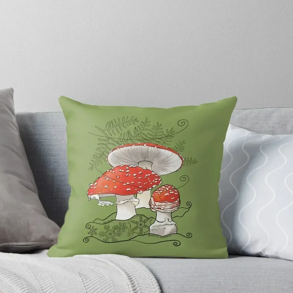 Amanita in the Winter, green Throw Pillow Pillow Case Christmas ornamental pillows Decorative pillowcase pillow 
Amanita in the Winter, green Throw Pillow Pillow Case Christmas ornamental pillows Decorative pillowcase pillow