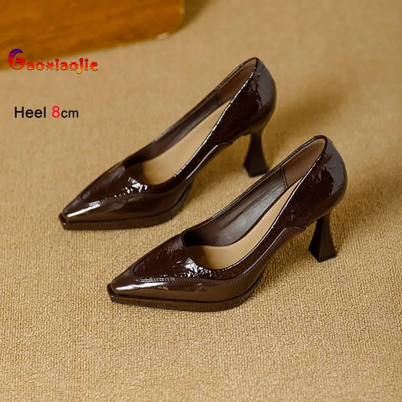 Women Thin Heels Shoes 2026 Spring New French Style Pointed Toe Simple Shallow Mouth Single Shoes Fashion High Heels Lady Shoes
Women Thin Heels Shoes 2026 Spring New French Style Pointed Toe Simple Shallow Mouth Single Shoes Fashion High Heels Lady Shoes