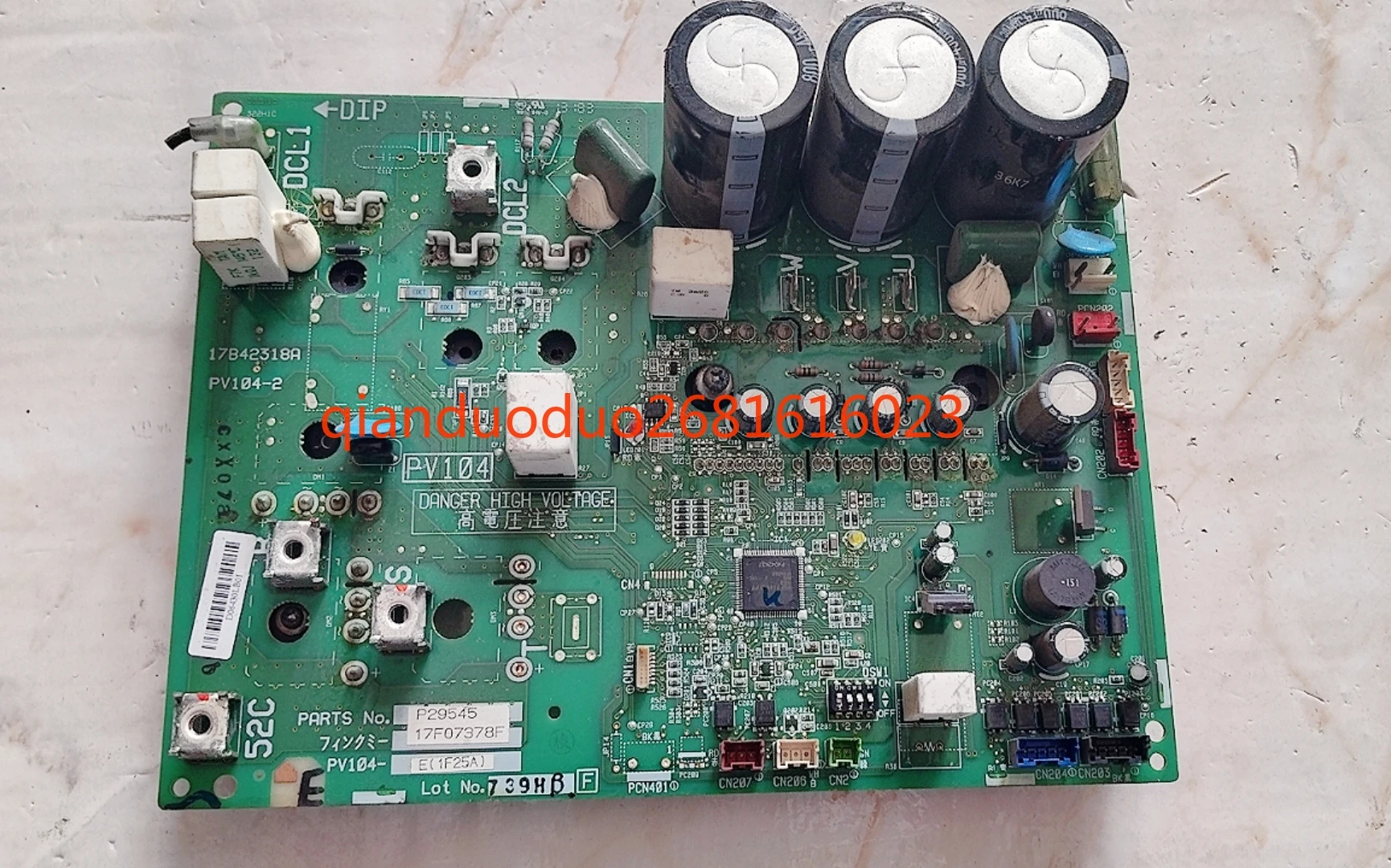 Suitable for Hitachi central air conditioner main board inverter board P2954517F07378F17B42318A
Suitable for Hitachi central air conditioner main board inverter board P2954517F07378F17B42318A