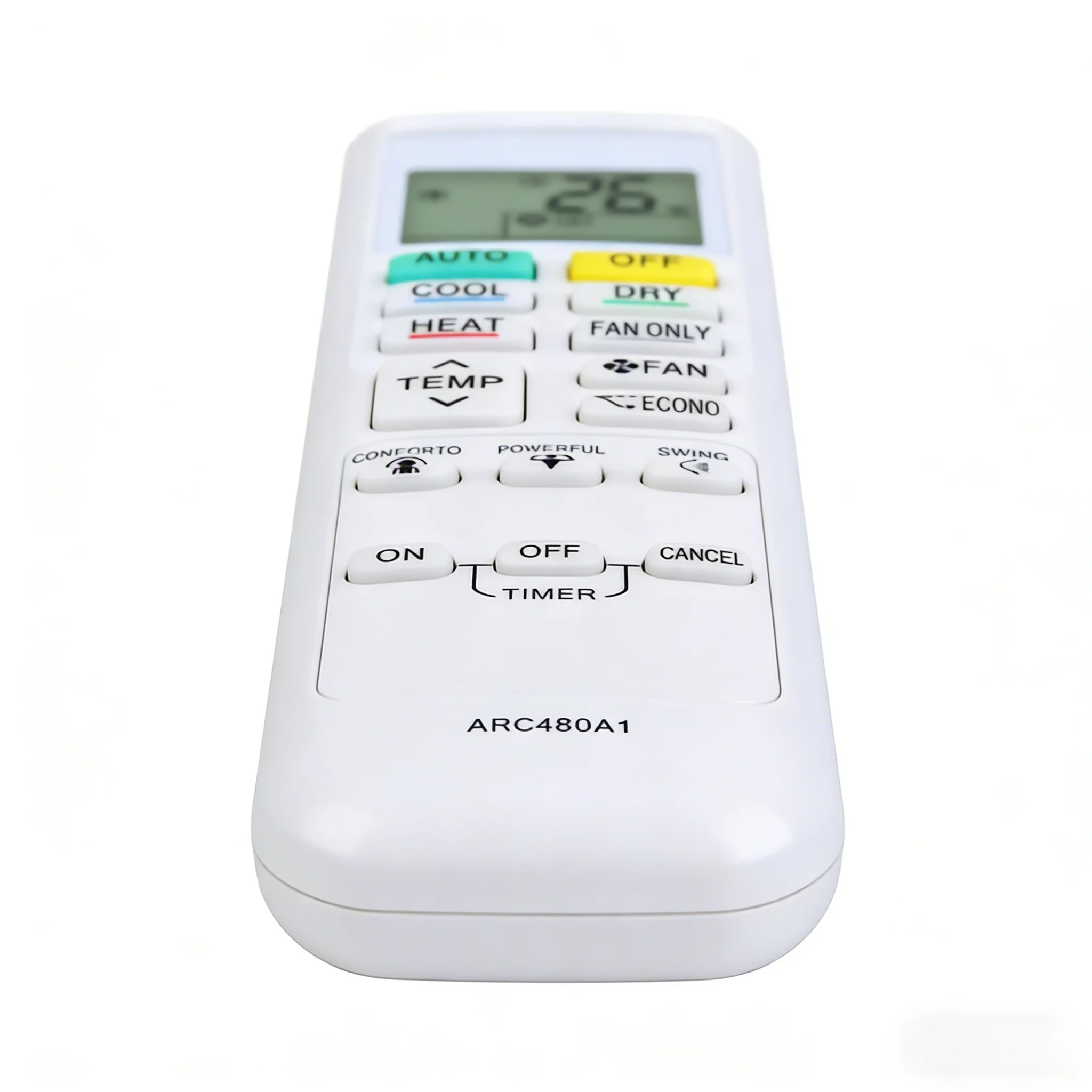 Applicable to Air Conditioner Remote Control Replacement ARC480A1 Compatible with Models ARC480A2 ARC480A3 ARC480A4 ARC480A6
Applicable to Air Conditioner Remote Control Replacement ARC480A1 Compatible with Models ARC480A2 ARC480A3 ARC480A4 ARC480A6