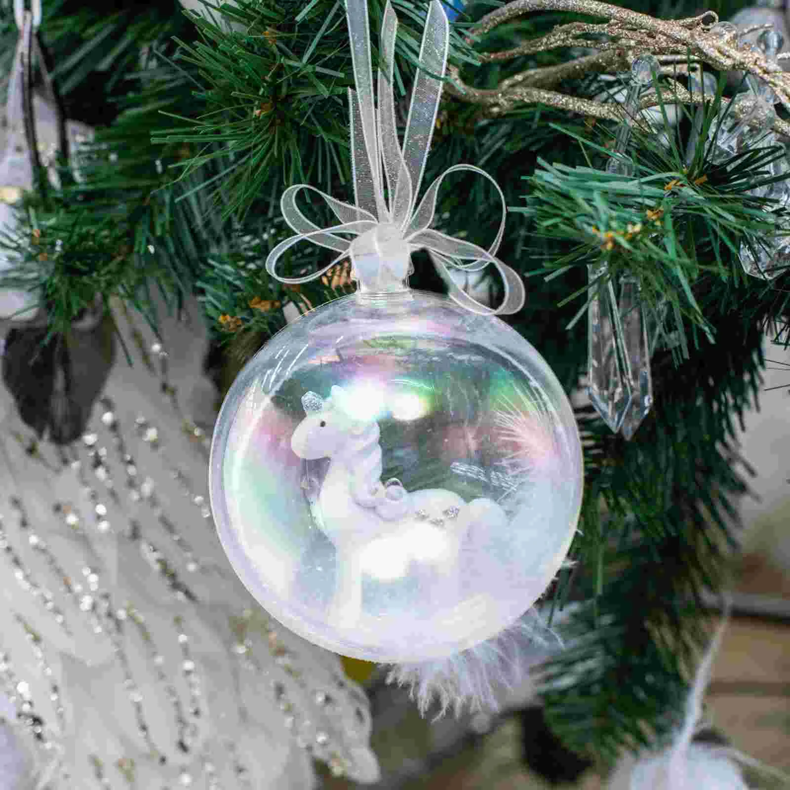 20 Pcs Christmas Glitter Bubble Rainbow Balls 4cm Transparent Colorful Decoration Pendant Balloon Party Xmas Tree
20 Pcs Christmas Glitter Bubble Rainbow Balls 4cm Transparent Colorful Decoration Pendant Balloon Party Xmas Tree