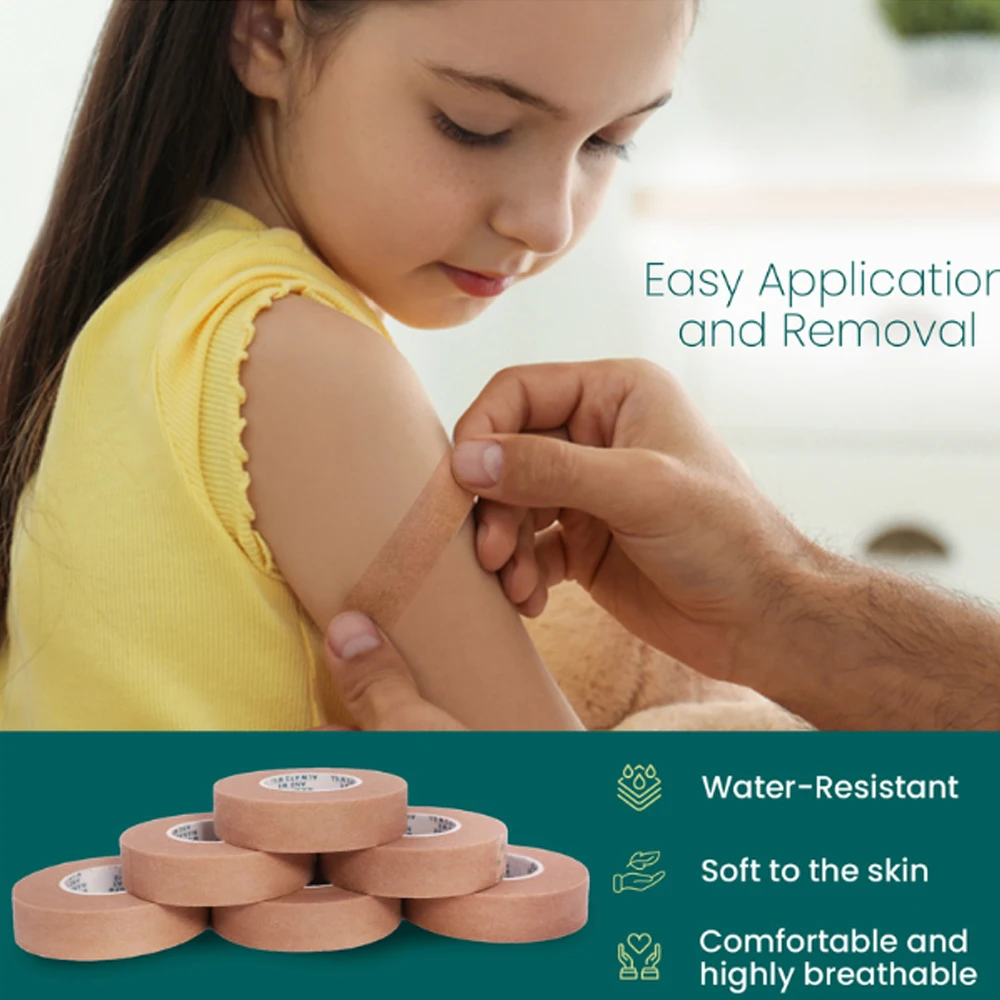 5Rolls Micropore Tape, Breathable Paper Tape , Latex-Free Paper Surgical Tape, Individually Boxed Paper Bandage Tape Rolls
5Rolls Micropore Tape, Breathable Paper Tape , Latex-Free Paper Surgical Tape, Individually Boxed Paper Bandage Tape Rolls
