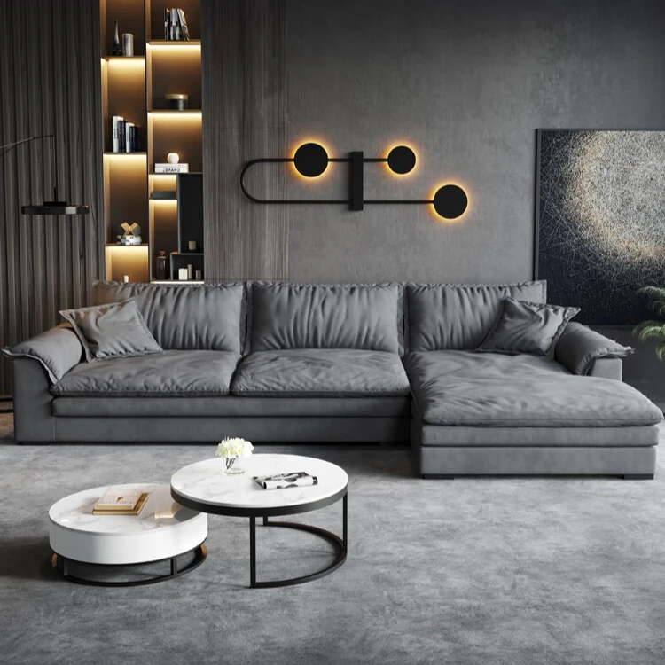 Sectional Fabric Sofas Living Room Lounge Nordic Corner Sofa Modern Elegant Sofa Sala De Estar De Luxo Luxury Furniture
Sectional Fabric Sofas Living Room Lounge Nordic Corner Sofa Modern Elegant Sofa Sala De Estar De Luxo Luxury Furniture