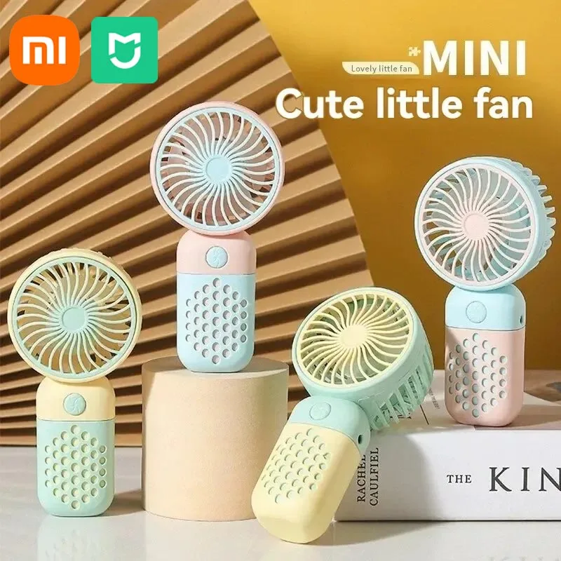Xiaoni MIJIA Handheld Charge Fan USB Cartoon Cute Student Charge Small Fan Portable Mini Fan Mini Pocket Desktop Office Fan
Xiaoni MIJIA Handheld Charge Fan USB Cartoon Cute Student Charge Small Fan Portable Mini Fan Mini Pocket Desktop Office Fan