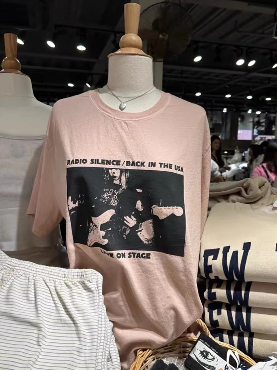 Letter Print Rock Graphic T-shirt Women O Neck Cotton Short Sleeve T-shirts 2024 Summer Streetwear Fashion Casual Tops Clothes
Letter Print Rock Graphic T-shirt Women O Neck Cotton Short Sleeve T-shirts 2024 Summer Streetwear Fashion Casual Tops Clothes