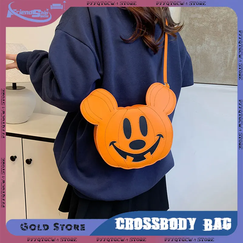 Halloween Crossbody Bag Pumpkin Devil Backpack Mickey Mouse Shoulder Bags Women Funny Candy Treat Bag Cell Phone Purse Gifts
Halloween Crossbody Bag Pumpkin Devil Backpack Mickey Mouse Shoulder Bags Women Funny Candy Treat Bag Cell Phone Purse Gifts