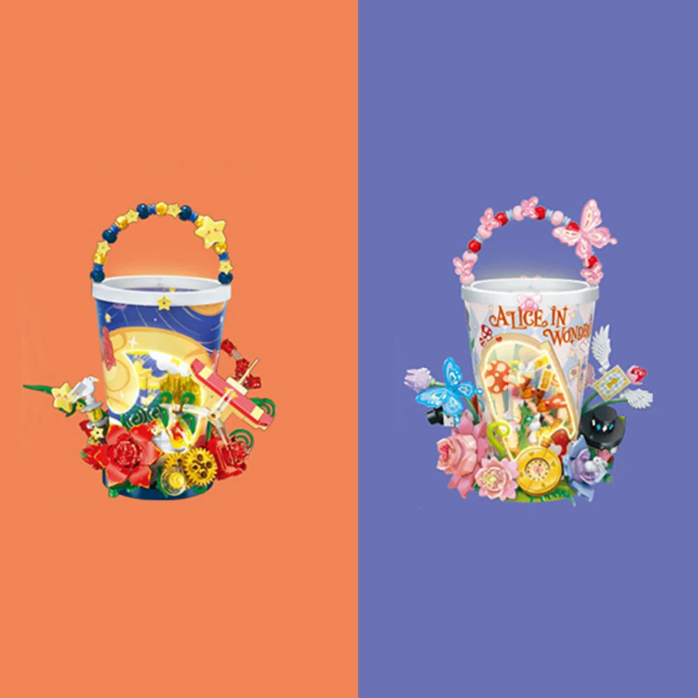 Idea Fairy Tales Flower World Block Drinking Water Cup Building Bricks Figures Construction Toys With Light For Kids Gifts
Idea Fairy Tales Flower World Block Drinking Water Cup Building Bricks Figures Construction Toys With Light For Kids Gifts