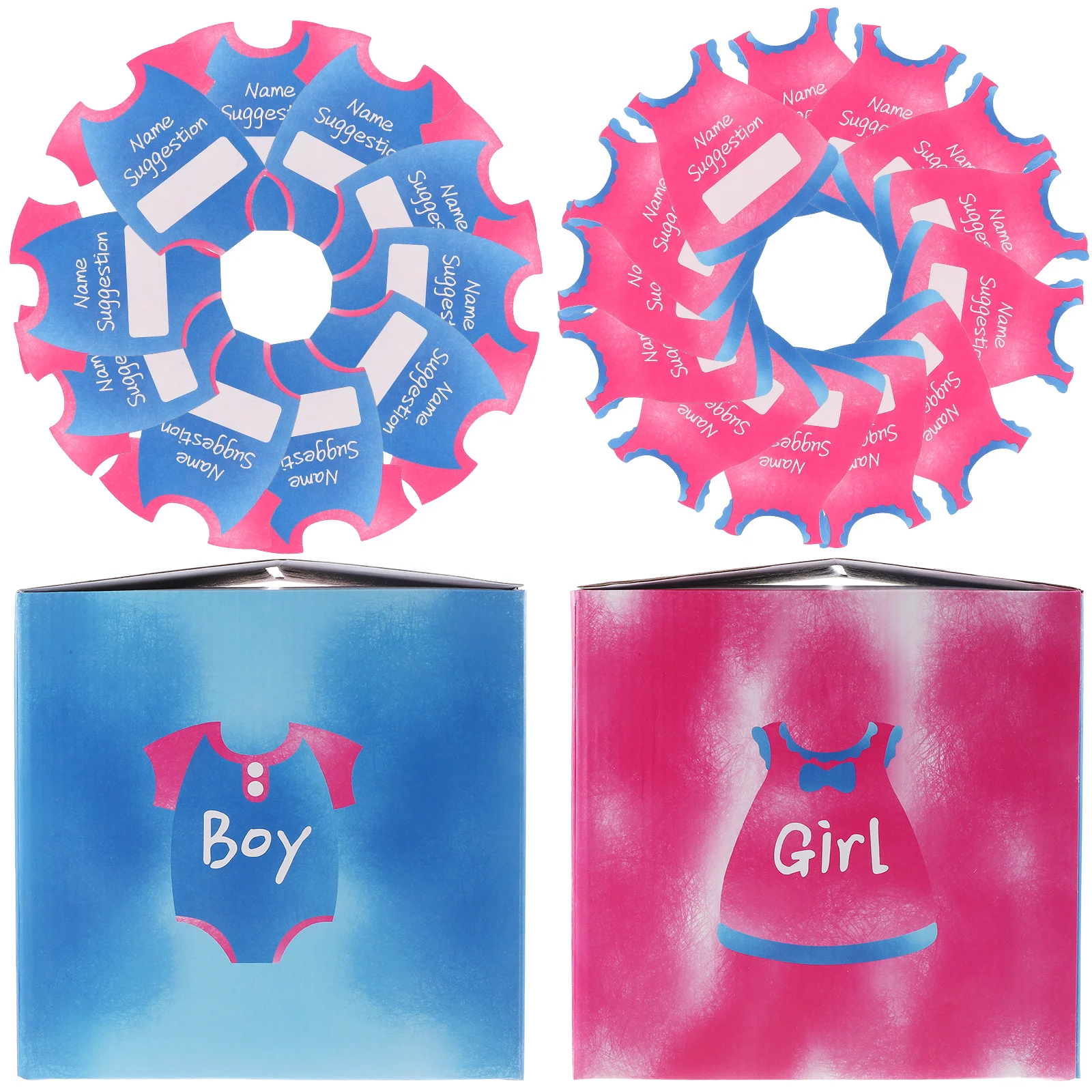 1 set Gender Reveal Props Baby Shower Prediction Cards Guessing Box Voting Girl Party Supplies Voting Decorations
1 set Gender Reveal Props Baby Shower Prediction Cards Guessing Box Voting Girl Party Supplies Voting Decorations