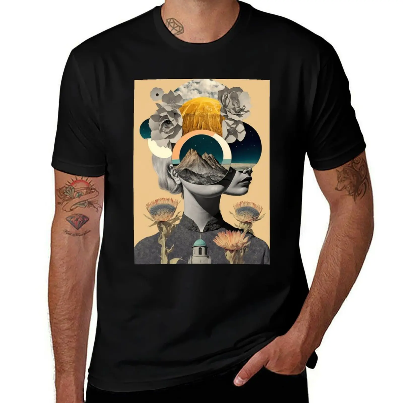Surreal Collage Art T-Shirt t shirt man designer g man t shirts for men T-Shirt
Surreal Collage Art T-Shirt t shirt man designer g man t shirts for men T-Shirt