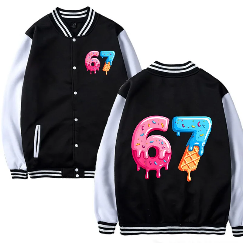 Бейсбольная форма с забавным номером 67, модное пальто для девочек, детская повседневная спортивная верхняя одежда, подарок, куртки с героями мультфильмов для мальчиков, 2026
Бейсбольная форма с забавным номером 67, модное пальто для девочек, детская повседневная спортивная верхняя одежда, подарок, куртки с героями мультфильмов для мальчиков, 2026