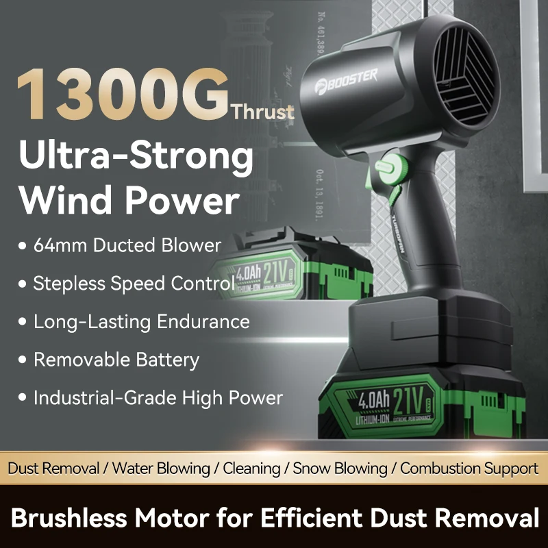 45000RPM Brushless Car Dryer Powerful Air Blower with 1300G Thrust 4000mAh Battery Cordless Car Cleaning Dust Blowing Tools
45000RPM Brushless Car Dryer Powerful Air Blower with 1300G Thrust 4000mAh Battery Cordless Car Cleaning Dust Blowing Tools