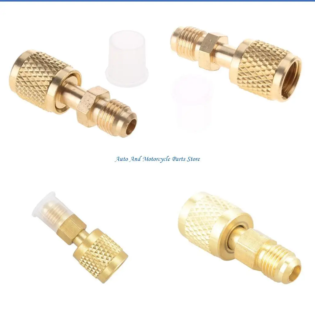 P9FD New R410a Brass Adapter Joints 1/4" Male To 5/16" Female Charging Hose To
P9FD New R410a Brass Adapter Joints 1/4" Male To 5/16" Female Charging Hose To