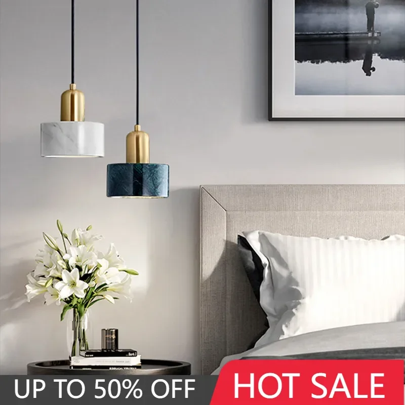 Nordic LED Marble Pendant Light Simple Dining Room Lamp Marble Hanging Lights Bedside Hotel Bar Home Decor Stone Chandelier E27
Nordic LED Marble Pendant Light Simple Dining Room Lamp Marble Hanging Lights Bedside Hotel Bar Home Decor Stone Chandelier E27