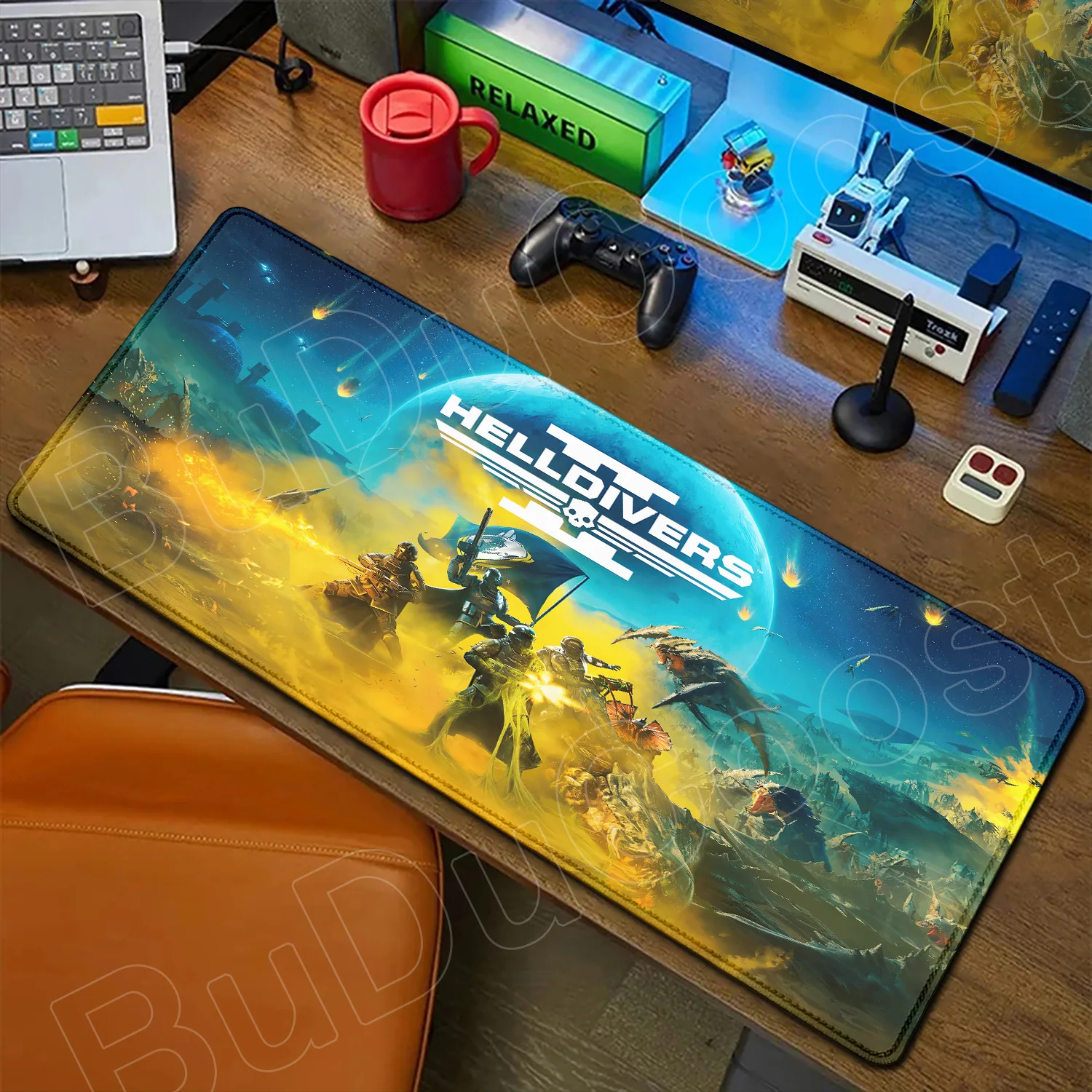 Gaming Helldivers 2 Rubber Mouse Pad 120x60cm Non-Slip Keyboard Desk Mat Large Play Rug PC Office Accessories Lock Edge Mousepad
Gaming Helldivers 2 Rubber Mouse Pad 120x60cm Non-Slip Keyboard Desk Mat Large Play Rug PC Office Accessories Lock Edge Mousepad