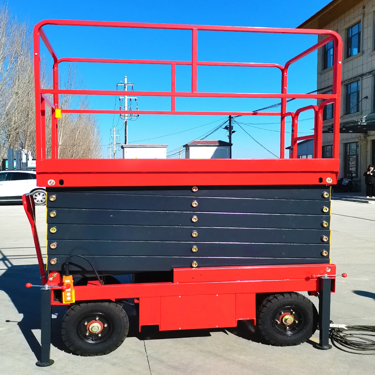 Customized FREE SHIPPING Aerial Lift Man Lift Hydraulic Mobile Electric Scissor Lifts 4-18m Small Self-propelled Aerial Work Pla
Customized FREE SHIPPING Aerial Lift Man Lift Hydraulic Mobile Electric Scissor Lifts 4-18m Small Self-propelled Aerial Work Pla