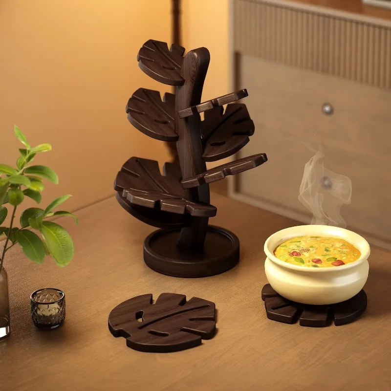 Wooden Coaster Set with Holder Heat Resistant Non-slip Tea Cup Pad Trivets for Kitchen Dining Table Home Housewarming Gift
Wooden Coaster Set with Holder Heat Resistant Non-slip Tea Cup Pad Trivets for Kitchen Dining Table Home Housewarming Gift
