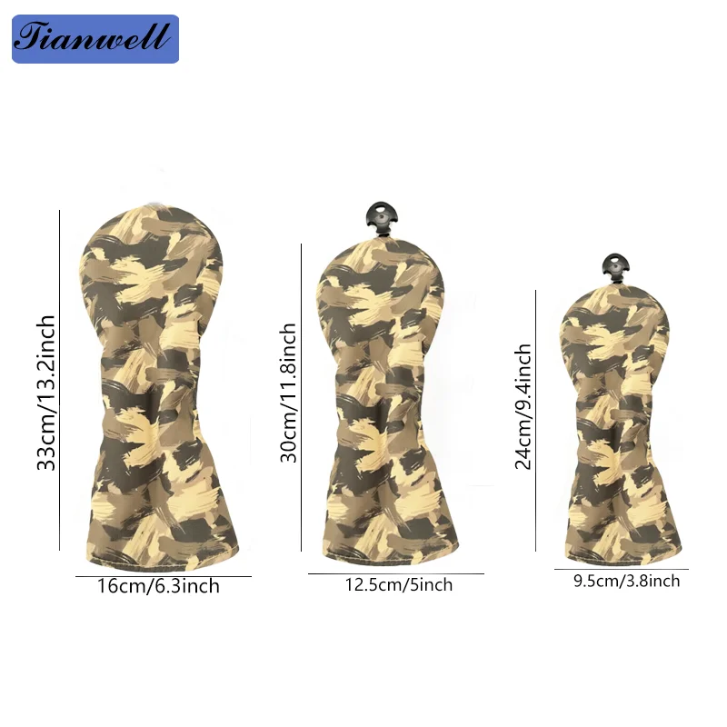 Golf Head cover Stylish Military Camouflage Premium Protective Golf Club Headcover for Golf Driver Hybrid wood Fairway wood
Golf Head cover Stylish Military Camouflage Premium Protective Golf Club Headcover for Golf Driver Hybrid wood Fairway wood