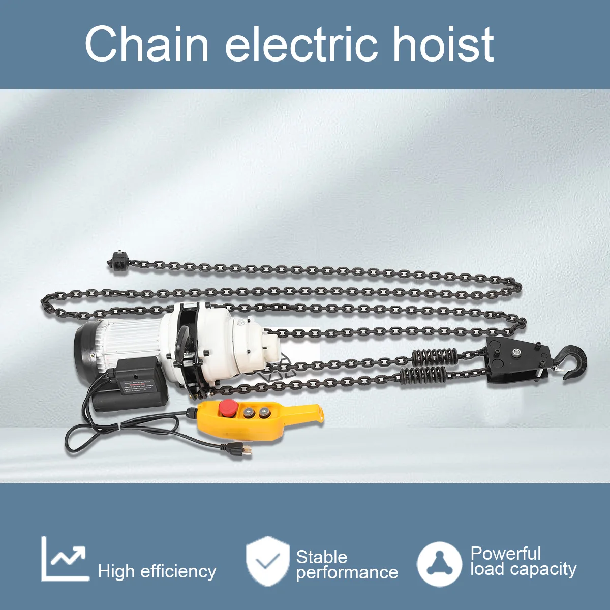 1300W 110V Mini Chain Electric Hoist Suspended Remote Control Hoist Small Household Hoisting Mini Electric Hoist 2200lbs
1300W 110V Mini Chain Electric Hoist Suspended Remote Control Hoist Small Household Hoisting Mini Electric Hoist 2200lbs