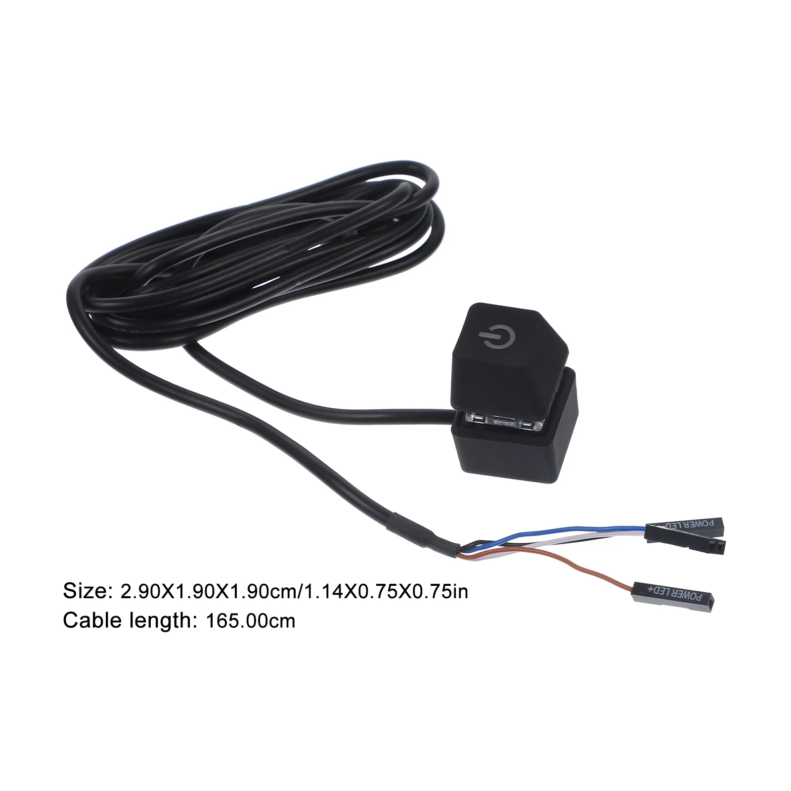 PC Power Button Extension 165cm Cable Desktop Accessories LED Indicator Remote Start Power Supply Adapter For Computer
PC Power Button Extension 165cm Cable Desktop Accessories LED Indicator Remote Start Power Supply Adapter For Computer