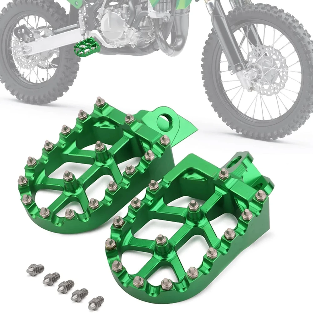 Motorcycle Accessories Foot Pegs Footpeg Pedals Footrest For KAWASAKI KX65 2000-2020 KX80 85 100 SUZUKI RM65 100 CNC Aluminum
Motorcycle Accessories Foot Pegs Footpeg Pedals Footrest For KAWASAKI KX65 2000-2020 KX80 85 100 SUZUKI RM65 100 CNC Aluminum