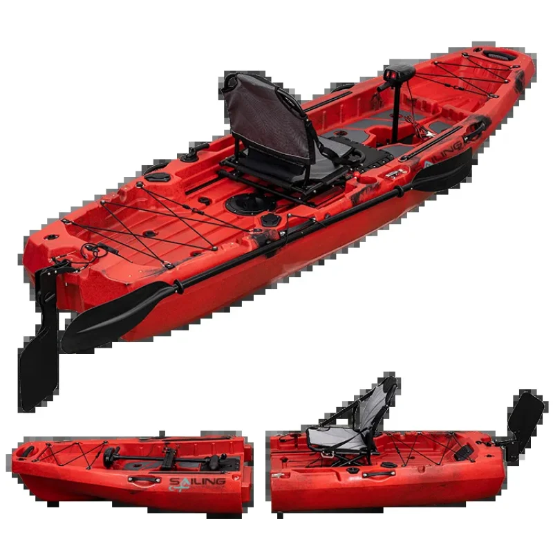 (Sea shipping) Angler Kayak 10ft 3 Modular Plastic Boat Luxury Single Seat Pedal Drive Fishing Canoe Customized Logo
(Sea shipping) Angler Kayak 10ft 3 Modular Plastic Boat Luxury Single Seat Pedal Drive Fishing Canoe Customized Logo